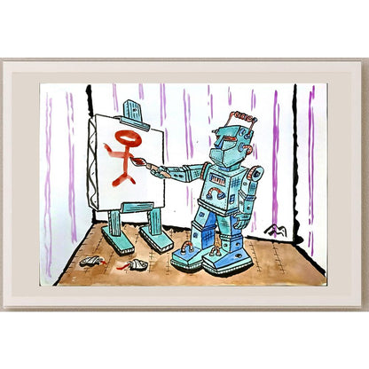 Mileta Miloradovic 29x21cm Orijinal Karikatür BOD06695