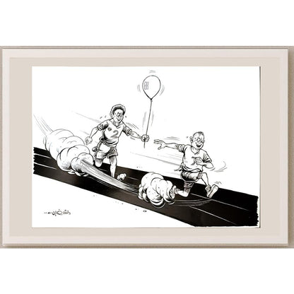 Raed Khalil 29x21cm Orijinal Karikatür BOD06696