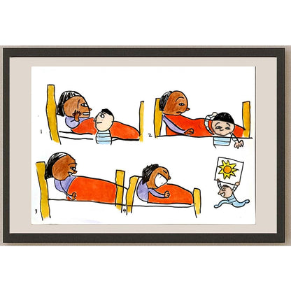 Zhao Shuai 29x21cm Orijinal Karikatür BOD06697