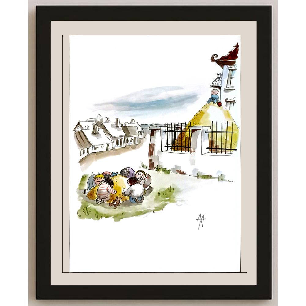 Bretislav Kovarik 29x21cm Orijinal Karikatür BOD06701