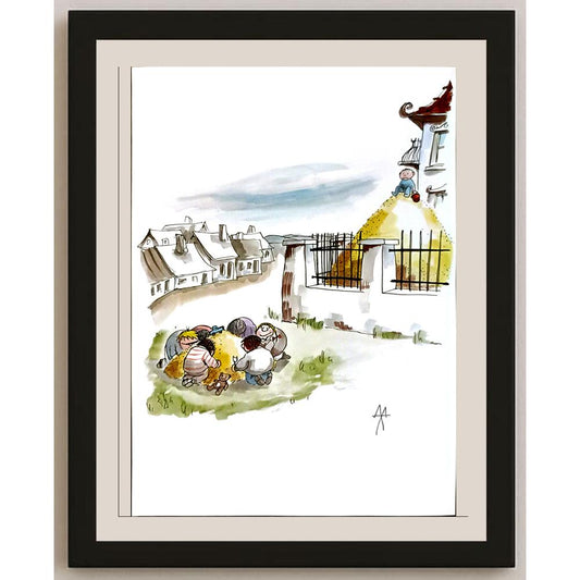 Bretislav Kovarik 29x21cm Orijinal Karikatür BOD06701