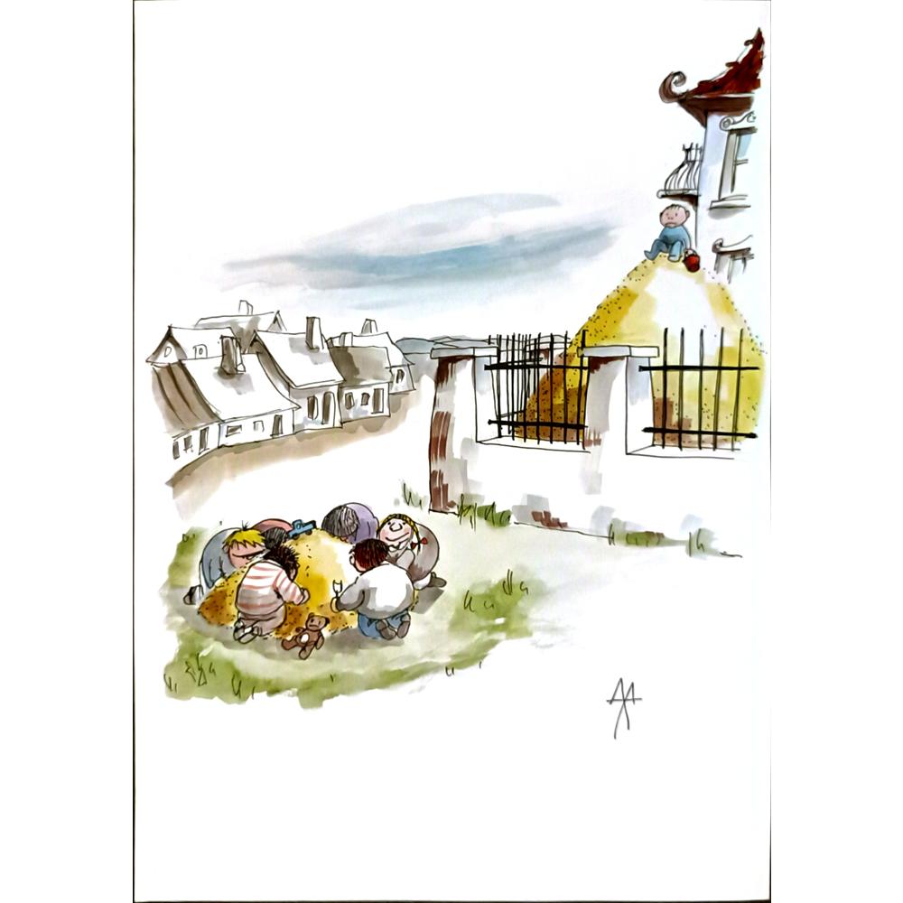 Bretislav Kovarik 29x21cm Orijinal Karikatür BOD06701