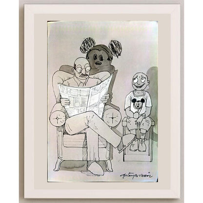Oktay Bingöl 35x25cm Orijinal Karikatür BOD06708