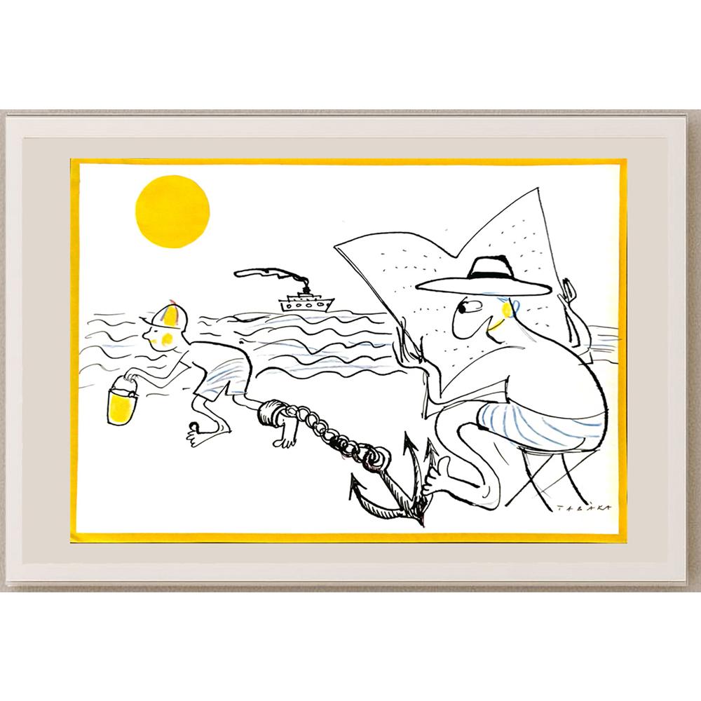 Malgorzata Tabaka 29x21cm Orijinal Karikatür BOD06712