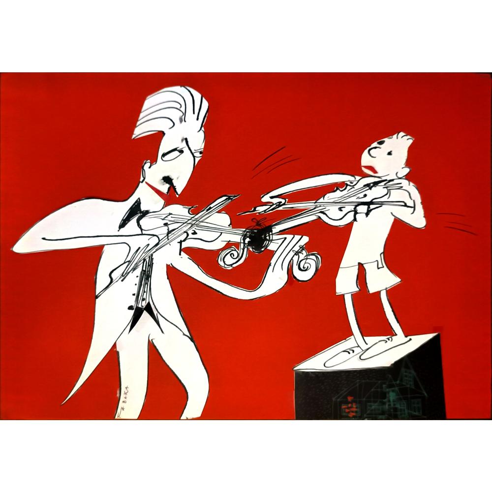 Malgorzata Tabaka 29x21cm Orijinal Karikatür BOD06713