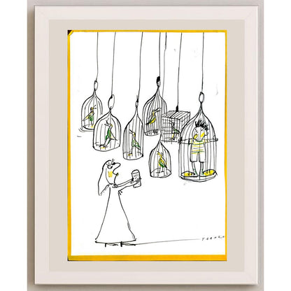 Malgorzata Tabaka 29x21cm Orijinal Karikatür BOD06714