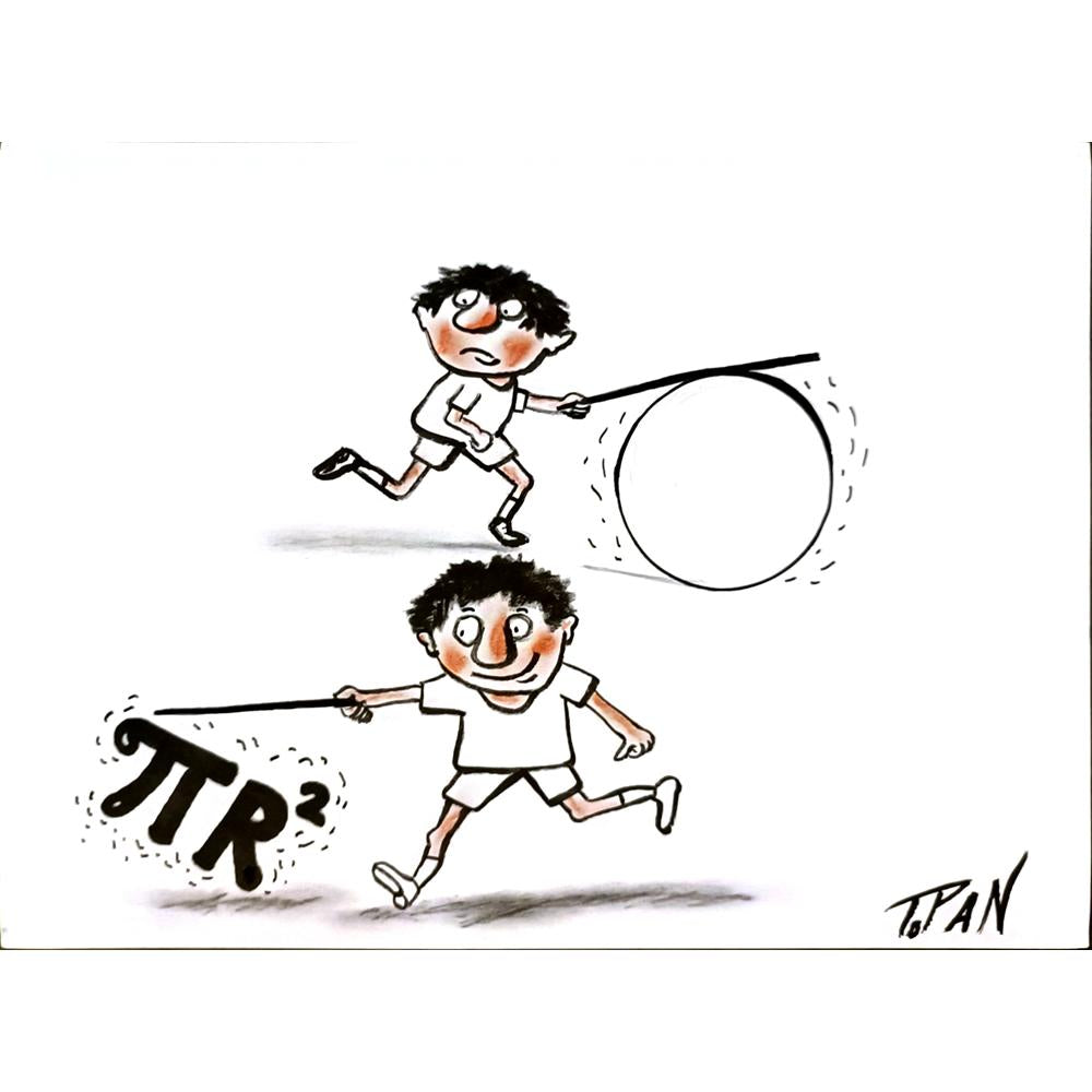 Cristian Topan 29x21cm Orijinal Karikatür BOD06721