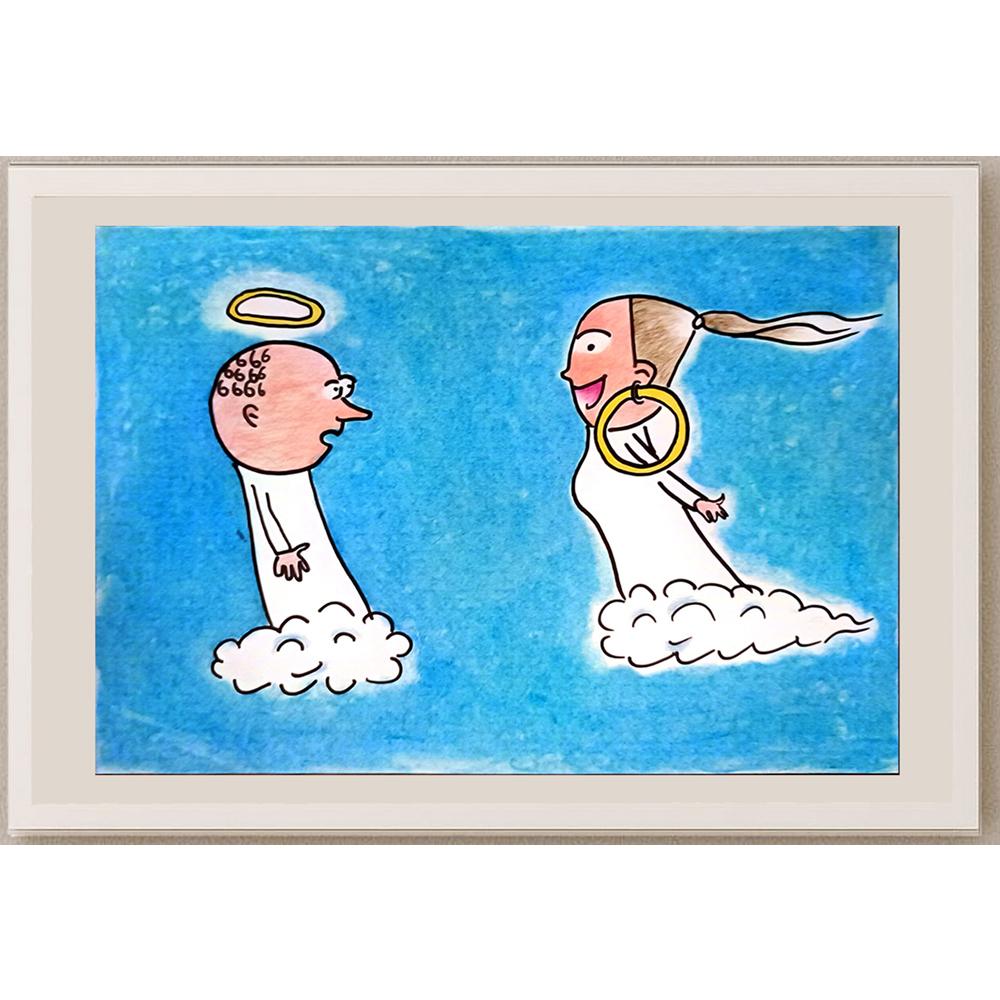 Chen Yue Xi 29x21cm Orijinal Karikatür BOD06729