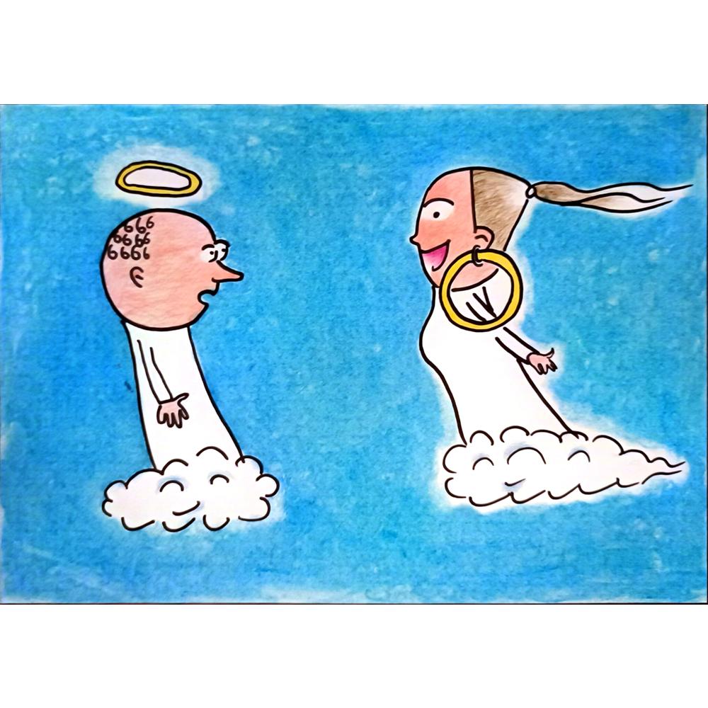 Chen Yue Xi 29x21cm Orijinal Karikatür BOD06729