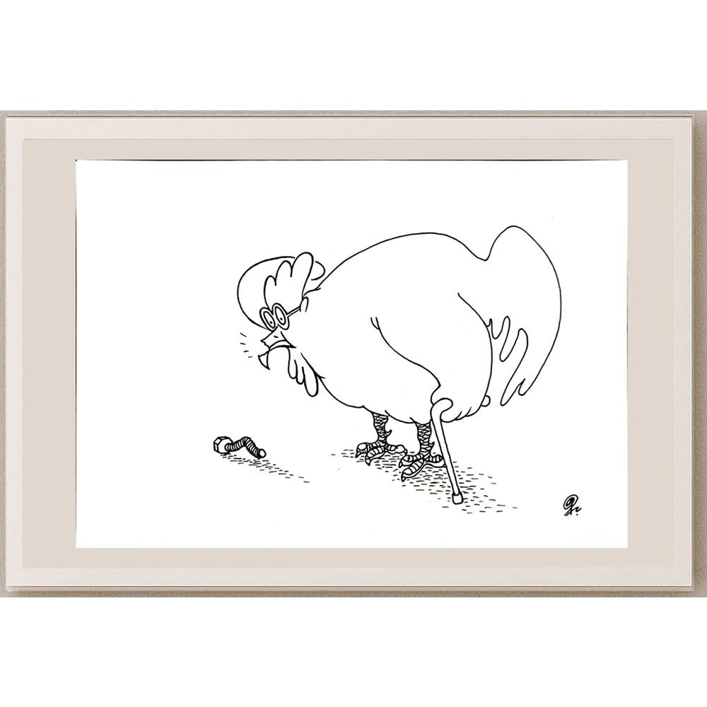 Ba Bilig 29x21cm Orijinal Karikatür BOD06735