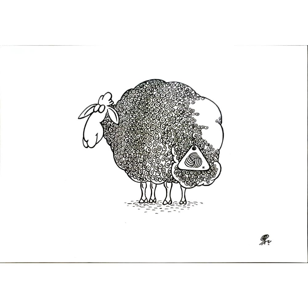 Ba Bilig 29x21cm Orijinal Karikatür BOD06736