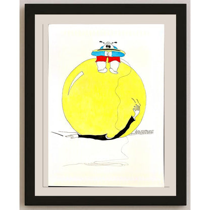 Hamed Molei Mehr 29x21cm Orijinal Karikatür BOD06738