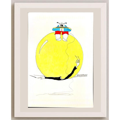 Hamed Molei Mehr 29x21cm Orijinal Karikatür BOD06738