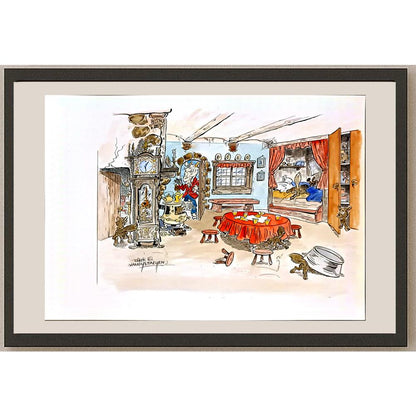 Mathias Herbert Vanoystayen 29x21cm Orijinal Karikatür BOD06741