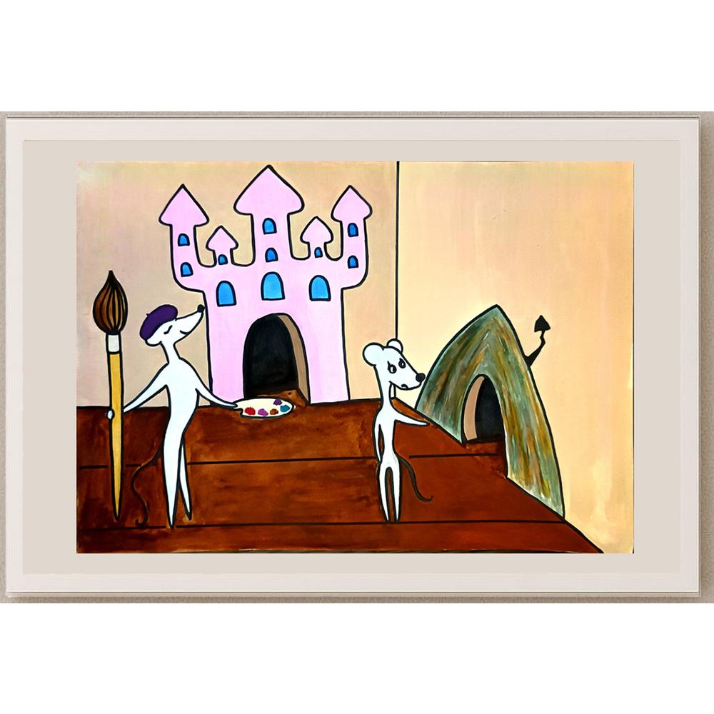 Merkurjeva Alexandra 29x21cm Orijinal Karikatür BOD06751