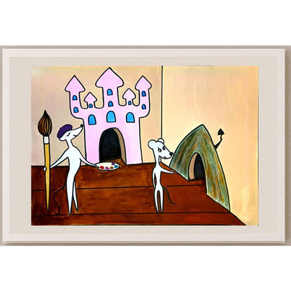 Merkurjeva Alexandra 29x21cm Orijinal Karikatür BOD06751