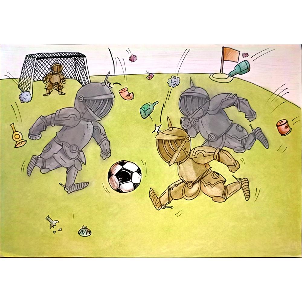 Skat Li 29x21cm Orijinal Karikatür BOD06759