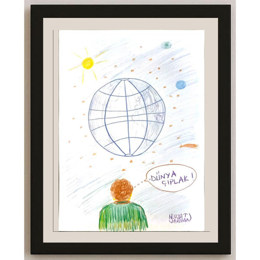 Nevzat Varhan 29x21cm Orijinal Karikatür BOD06761