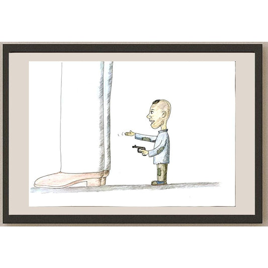 Jia Rui Jun 29x21cm Orijinal Karikatür BOD06764