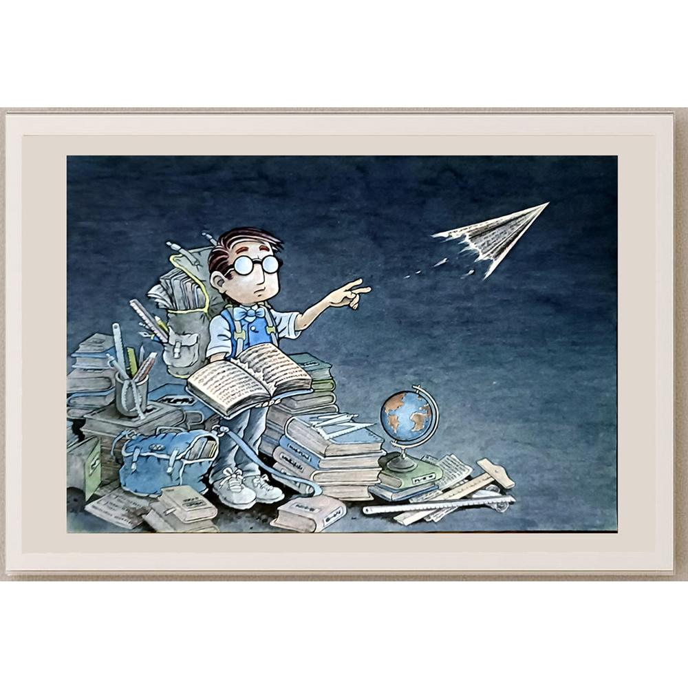 Benjasit Tumying 29x21cm Orijinal Karikatür BOD06766