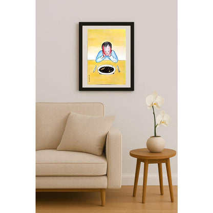 Hu Xuming 29x21cm Orijinal Karikatür BOD06768