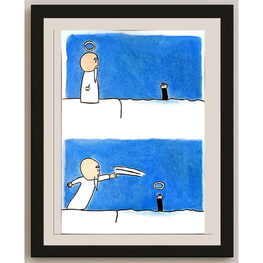 Jiahao Liu 29x21cm Orijinal Karikatür BOD06773