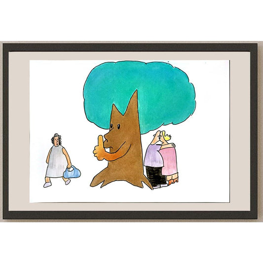 Hao Kai 29x21cm Orijinal Karikatür BOD06776