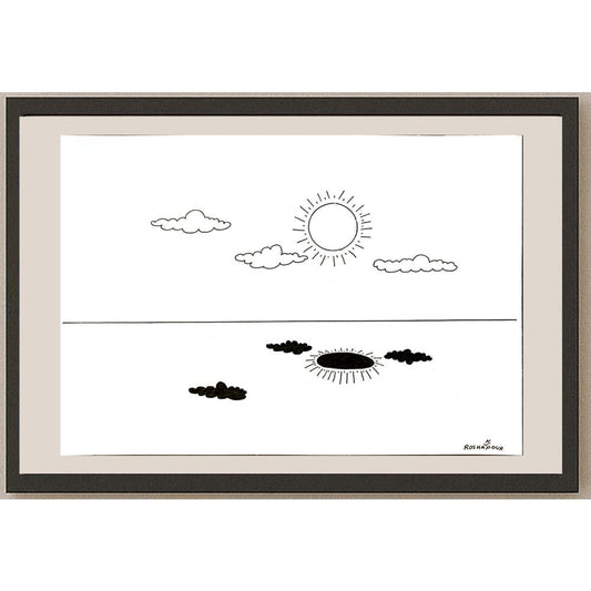 Amin Roshanpour 29x21cm Orijinal Karikatür BOD06781