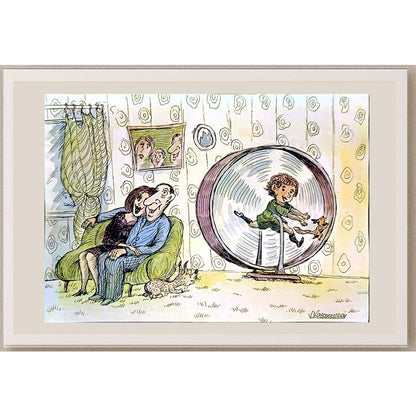 Vladimir Kazanevsky 29x21cm Orijinal Karikatür BOD06783