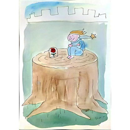 Shahin Kalantary 29x21cm Orijinal Karikatür BOD06786