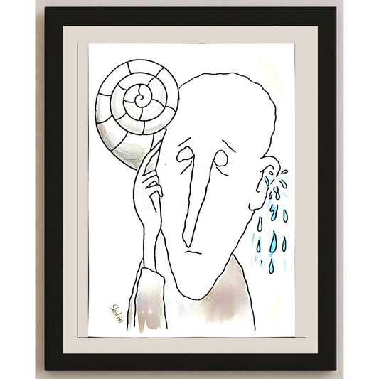 Shahin Kalantary 29x21cm Orijinal Karikatür BOD06788