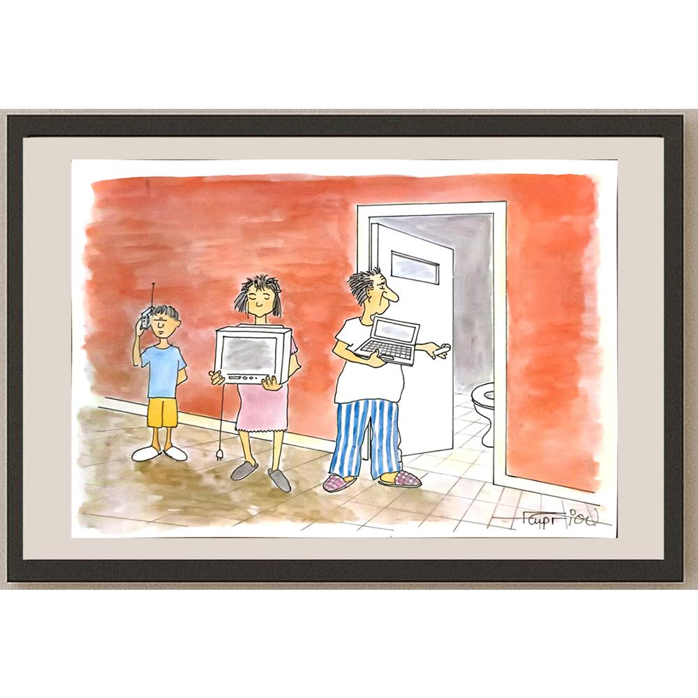 Grigoris Georgiou 29x21cm Orijinal Karikatür BOD06789
