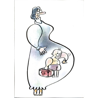 Seyed Yousef Rahimi 29x21cm Orijinal Karikatür BOD06790