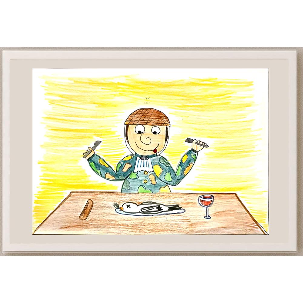 Nataljia Despotovic 29x21cm Orijinal Karikatür BOD06798