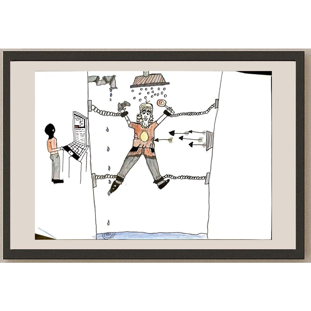 Jovana Turcinovic 29x21cm Orijinal Karikatür BOD06799