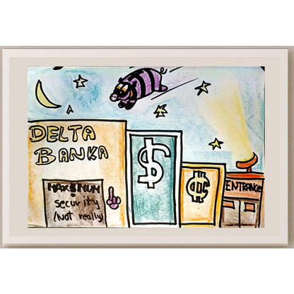 Isidoran Arsehic 29x21cm Orijinal Karikatür BOD06805
