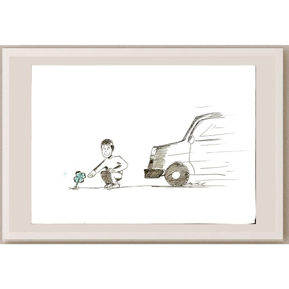 Uros Maksimovic 29x21cm Orijinal Karikatür BOD06808