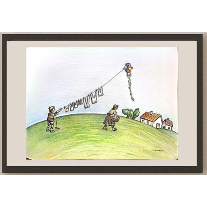 Faruk Soyarat 29x21cm Orijinal Karikatür BOD06814