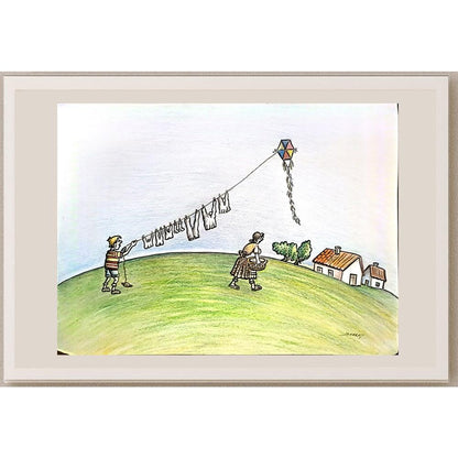 Faruk Soyarat 29x21cm Orijinal Karikatür BOD06814