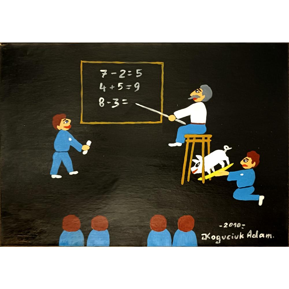 Koguciuk Adam Marian 29x21cm Orijinal Karikatür BOD06815