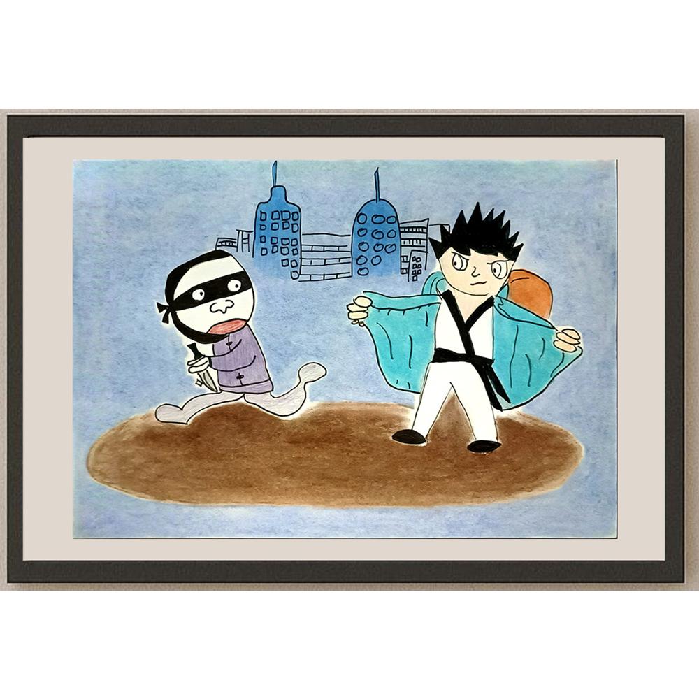 Zhao Boxi 29x21cm Orijinal Karikatür BOD06817