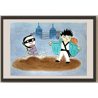 Zhao Boxi 29x21cm Orijinal Karikatür BOD06817