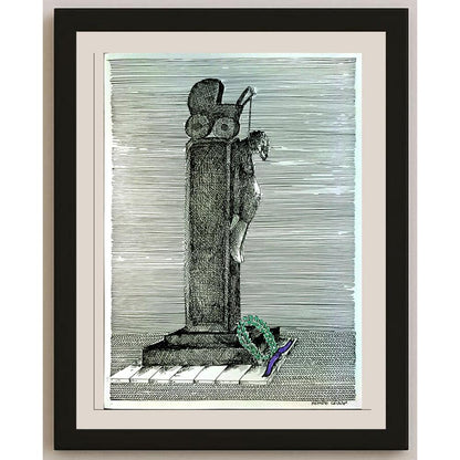 Henryk Cebula 29x21cm Orijinal Karikatür BOD06822