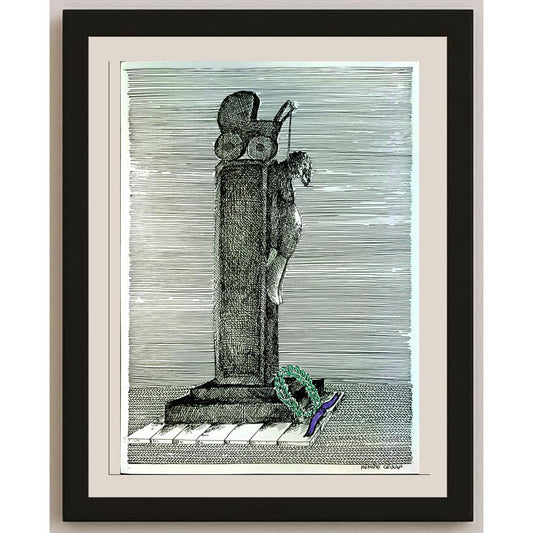 Henryk Cebula 29x21cm Orijinal Karikatür BOD06822