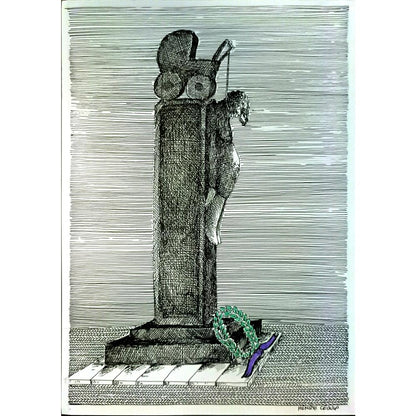 Henryk Cebula 29x21cm Orijinal Karikatür BOD06822