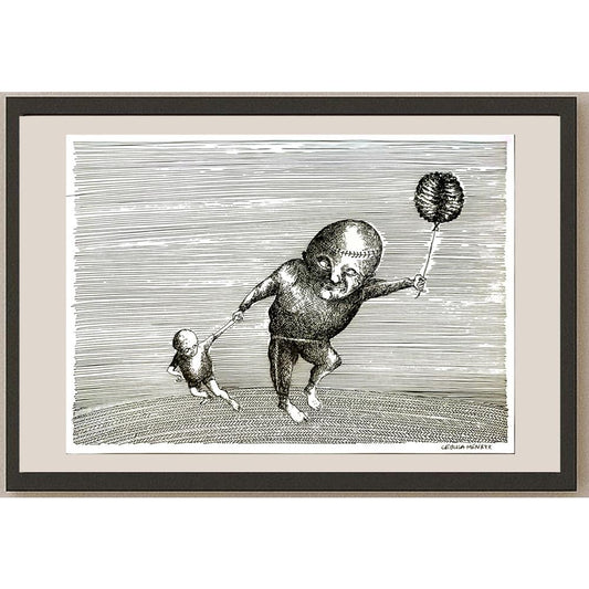 Henryk Cebula 29x21cm Orijinal Karikatür BOD06824