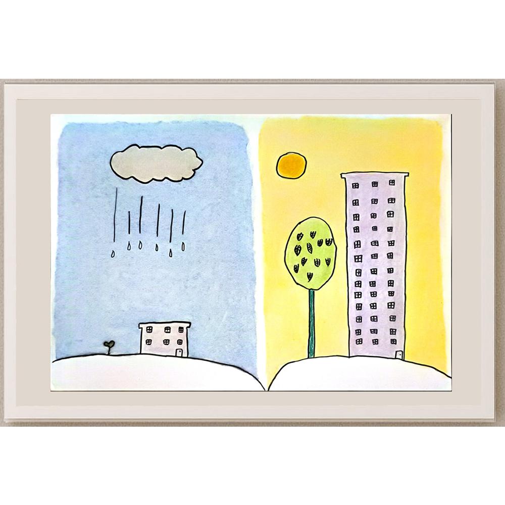 Zhou Yun Hao 29x21cm Orijinal Karikatür BOD06827