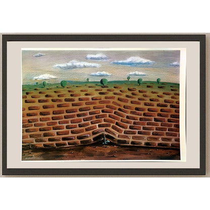 Amin Roshanpour 43x30cm Orijinal Karikatür BOD06830