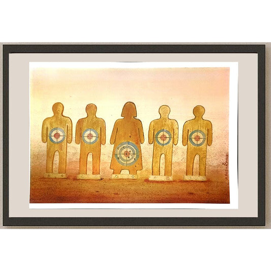 Amin Roshanpour 43x30cm Orijinal Karikatür BOD06838