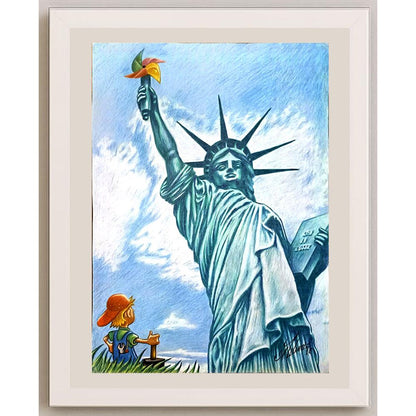Azem Yılmaz 43x30cm Orijinal Karikatür BOD06841